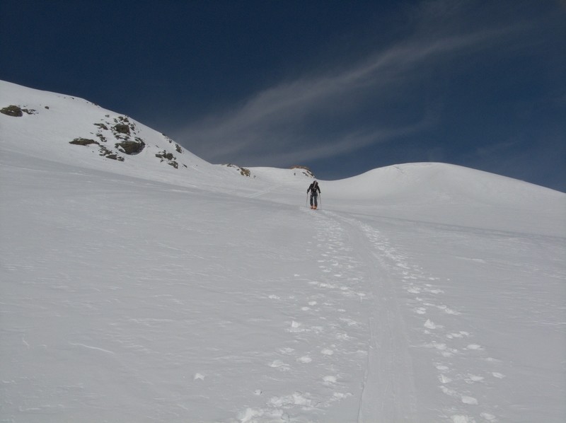 Pointe de Vouasson en vue (au centre)