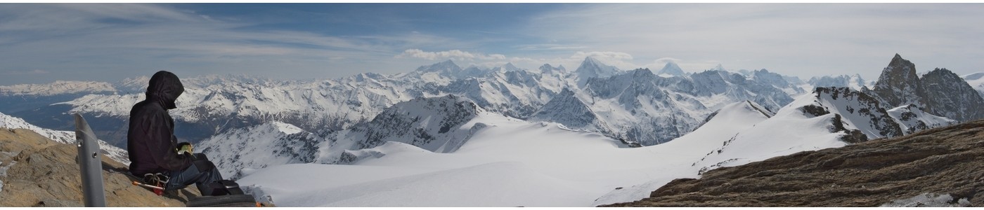 Panorama depuis la Pointe de Vouasson direction Mont de l'Etoile