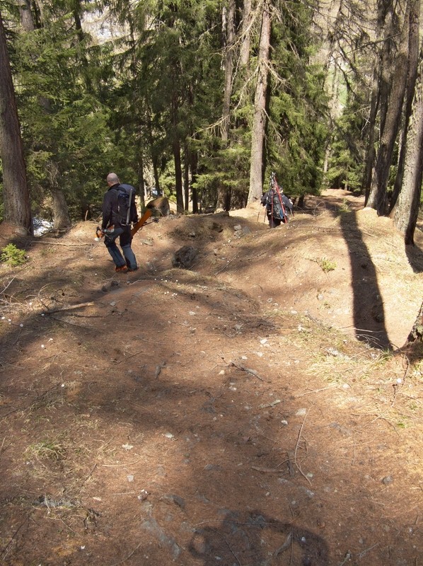 Le ski de printemps .. et son portage