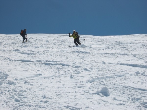 Scendendo dall'Altels.