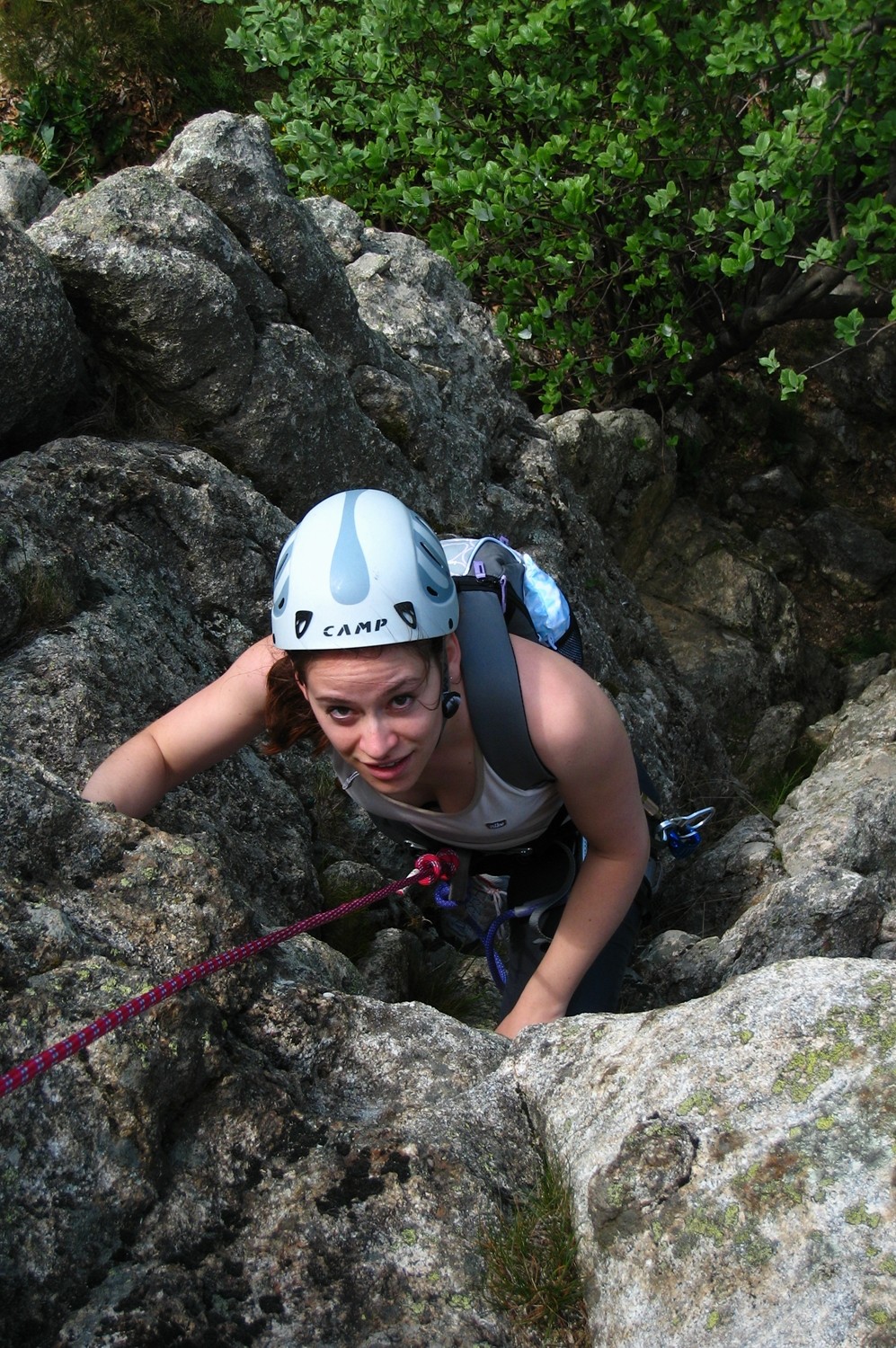 Agnès dans L4 à l'Auche du Couradou