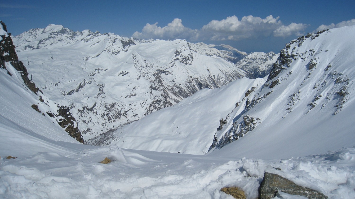 Du Col d'Oin, vers l'Italie