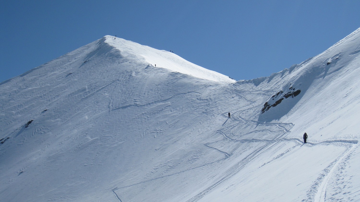 L'arête sommitale