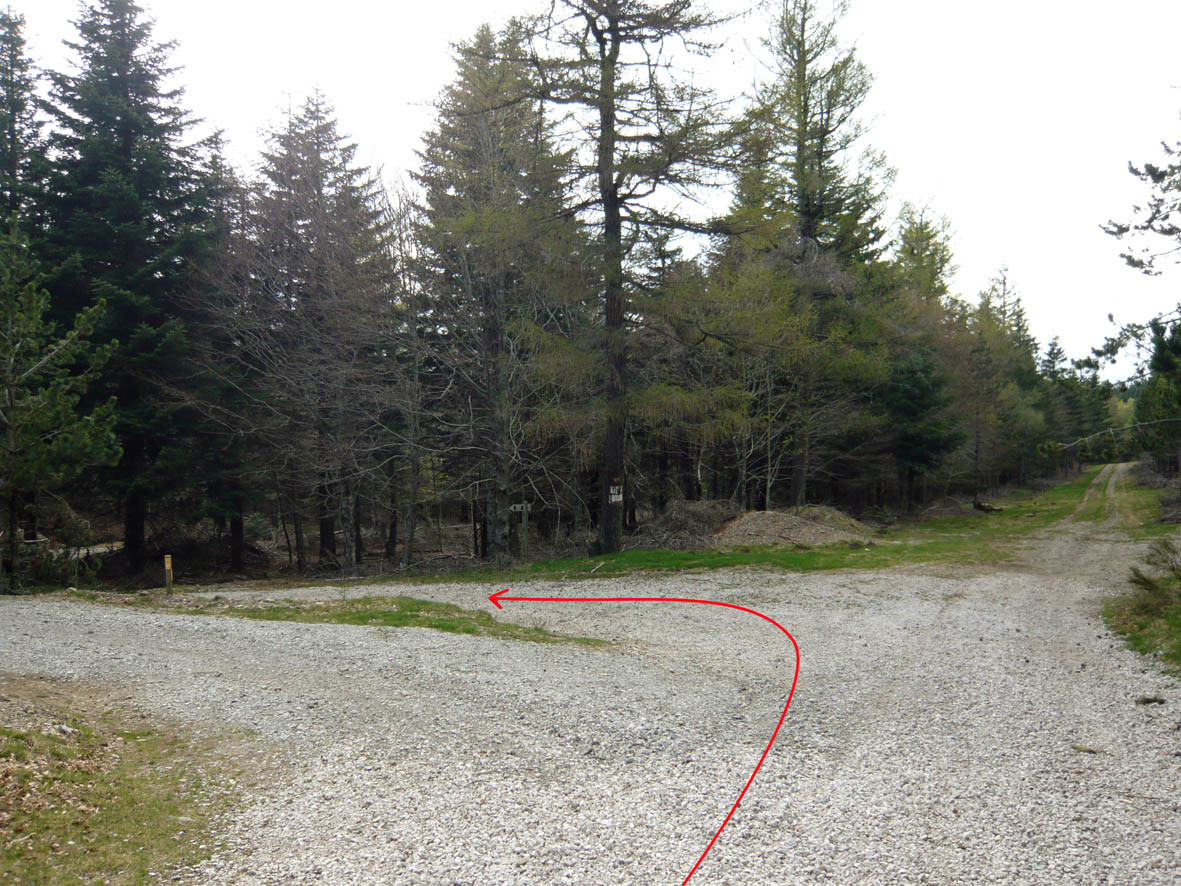 Carrefour au col de la lusette