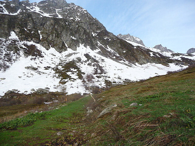 Départ ds peu de neige