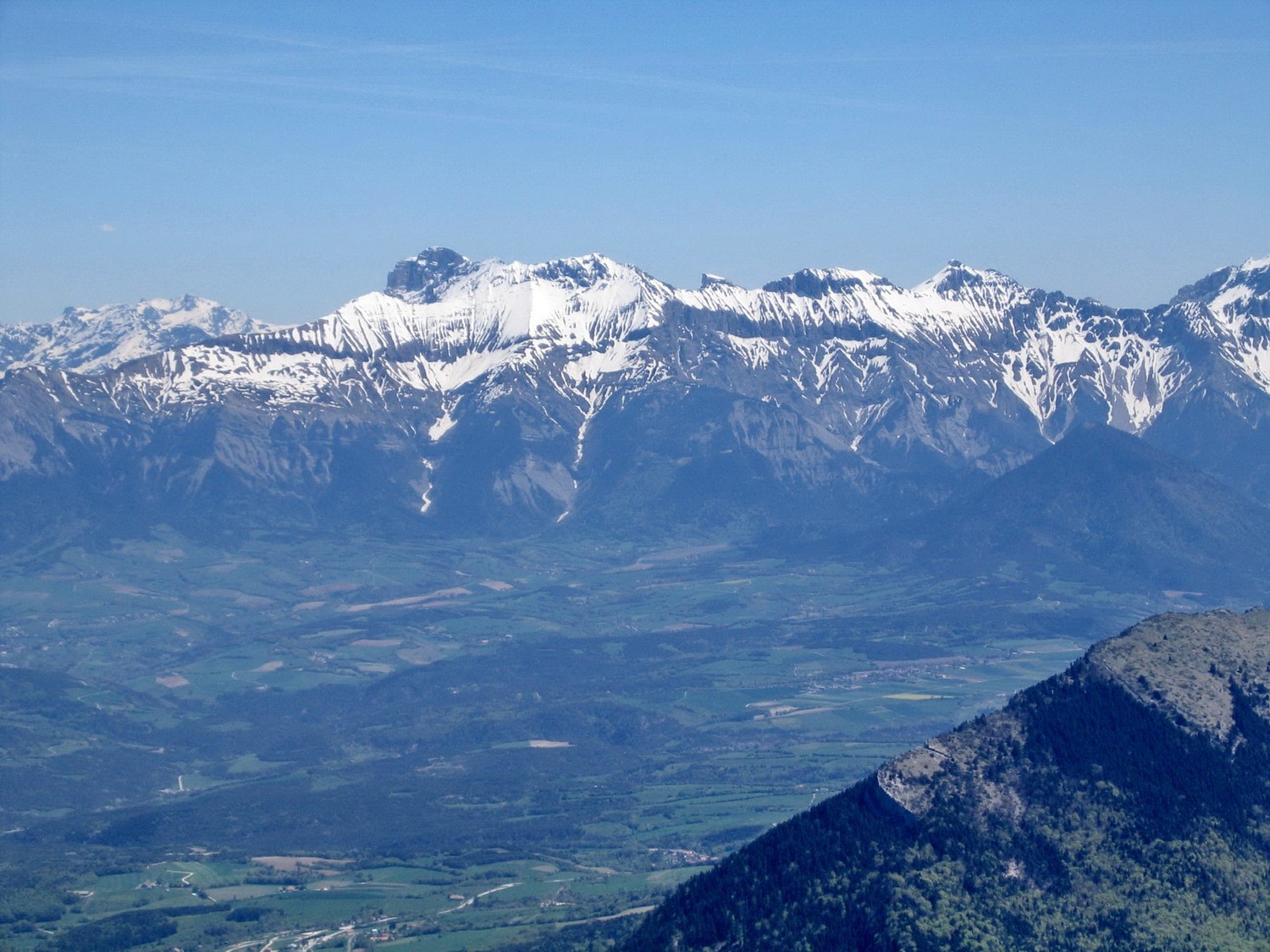 l'Obiou, du sommet