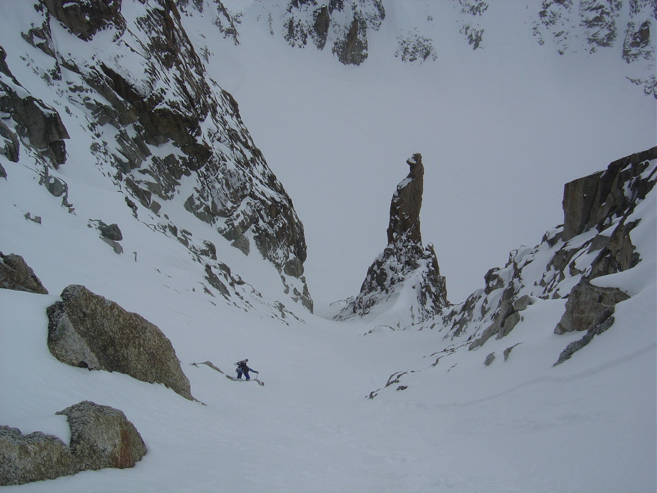 Ascension du couloir SE