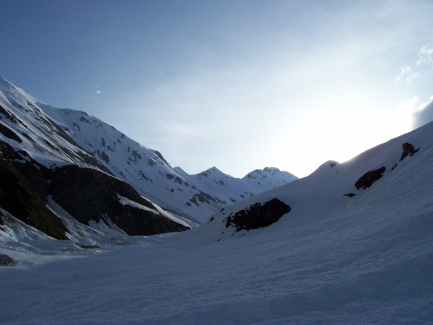 Sullo sfondo il Rothorn