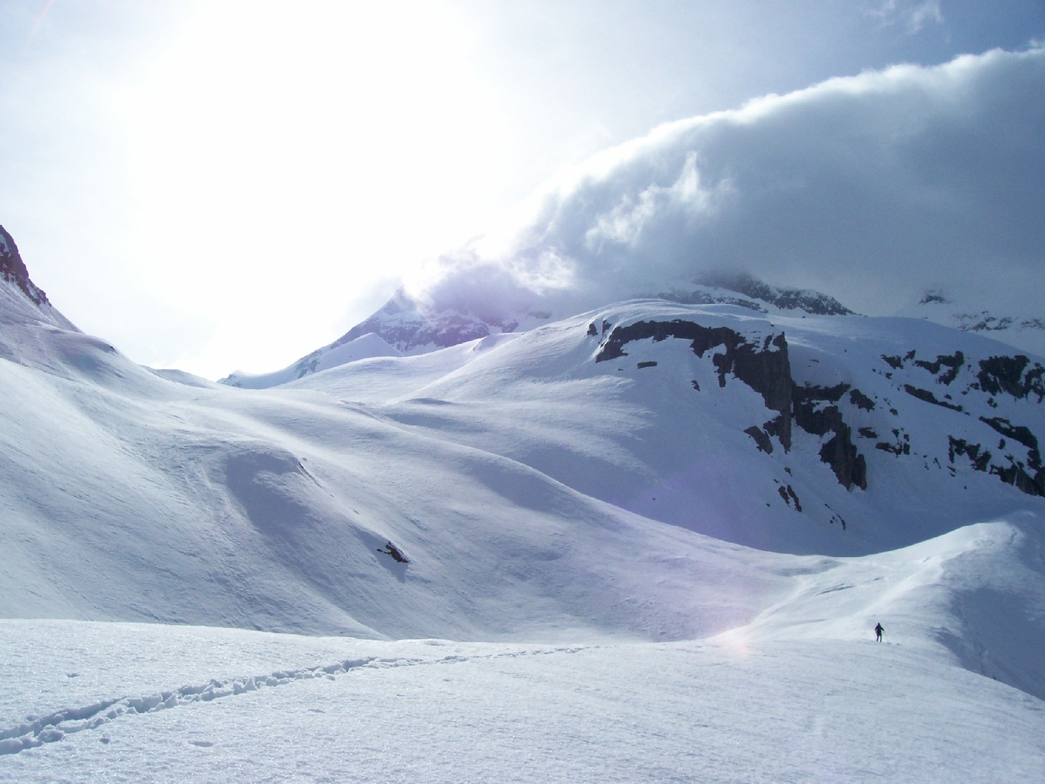 l'Hillehorn nascosto dalle nuvole