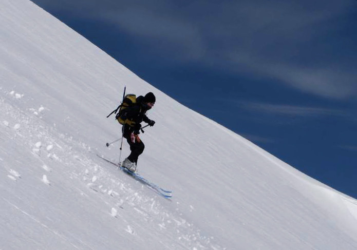 sur cette neige facile...