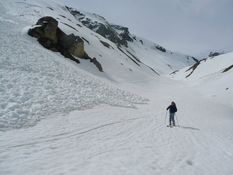 Coulées de la veille dnas le vallon du Pisset