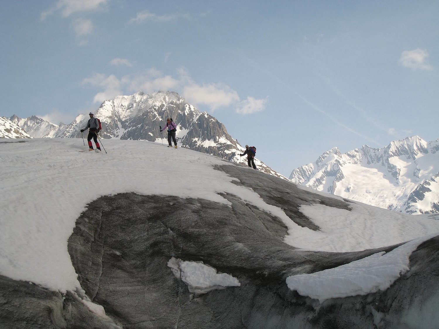 Rive gauche du glacier d'Aletsch