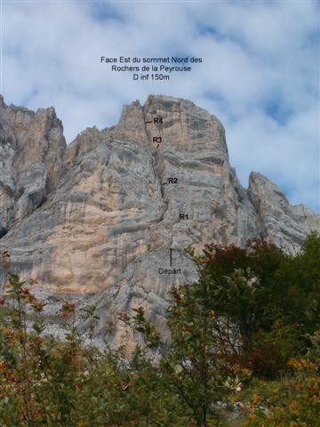 directe au sommet nord de la peyrouse