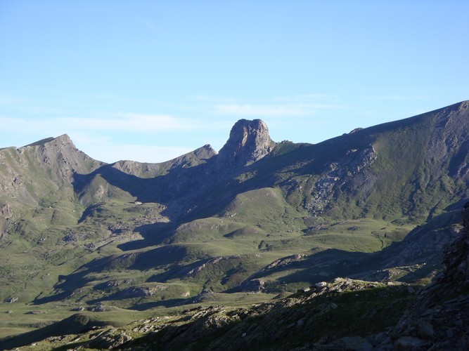 Le Rouchon vu depuis le refuge de la blanche