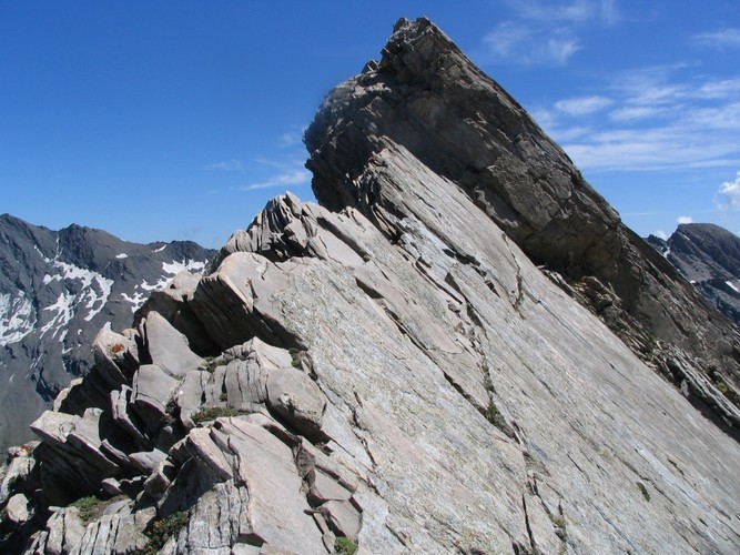 Début du parcous d'arête