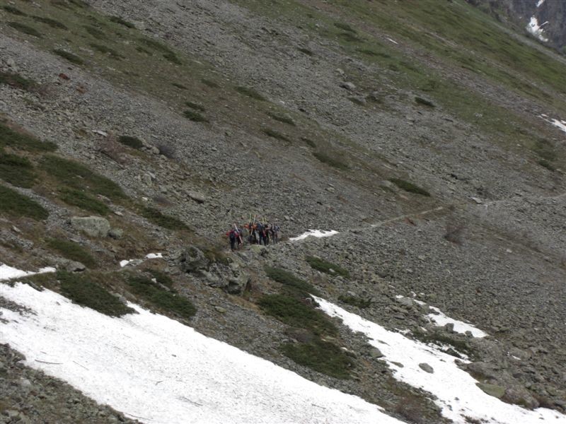 Montée au refuge
