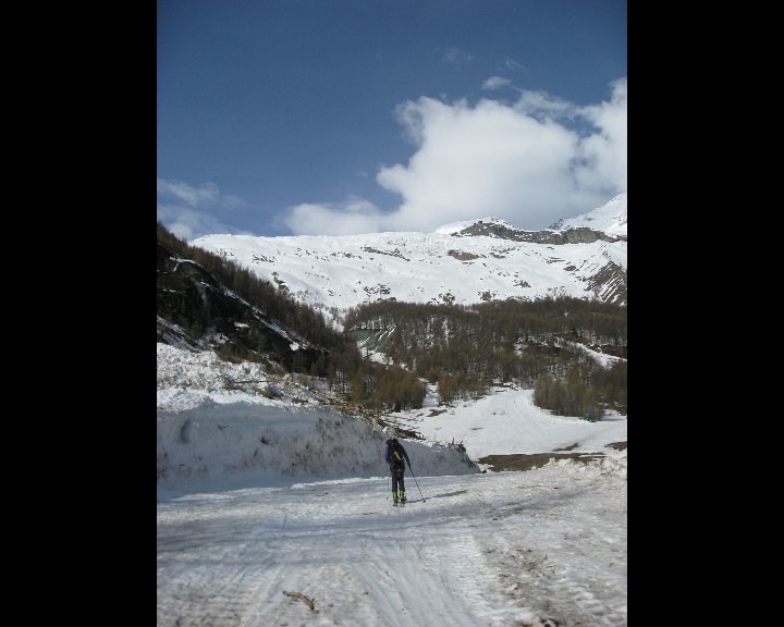 Départ de Saas-Fee pour l'Allalinhorn