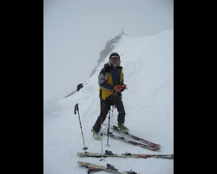 L'arête finale est plutôt large cette année