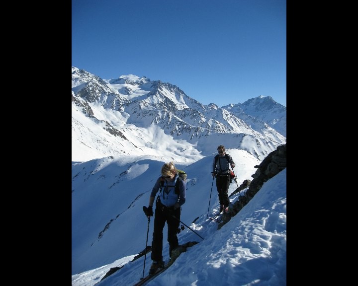 Arrivée au sommet du Mont-Brûlé, Liddes