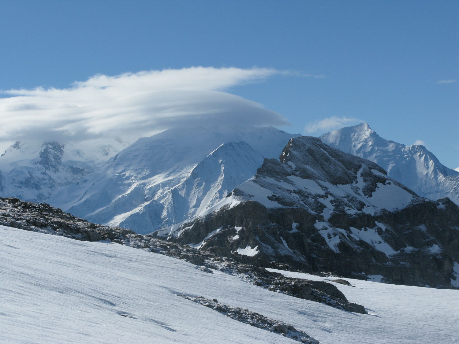 Lenticulaire au Mont-Blanc