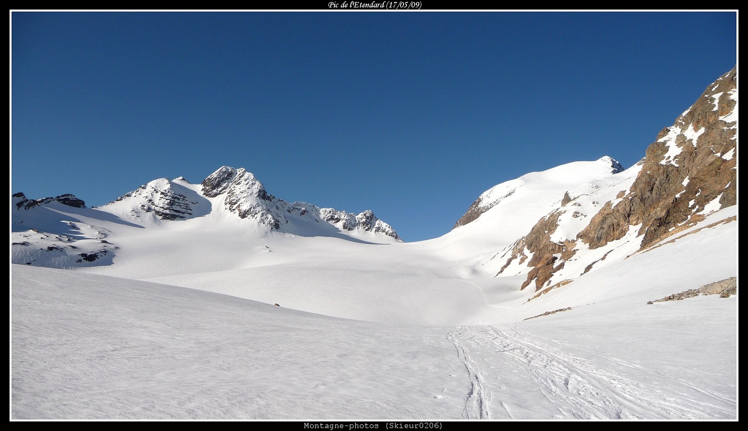Le Glacier et le sommet