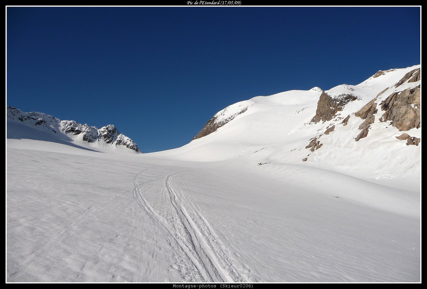 La trace vers le sommet
