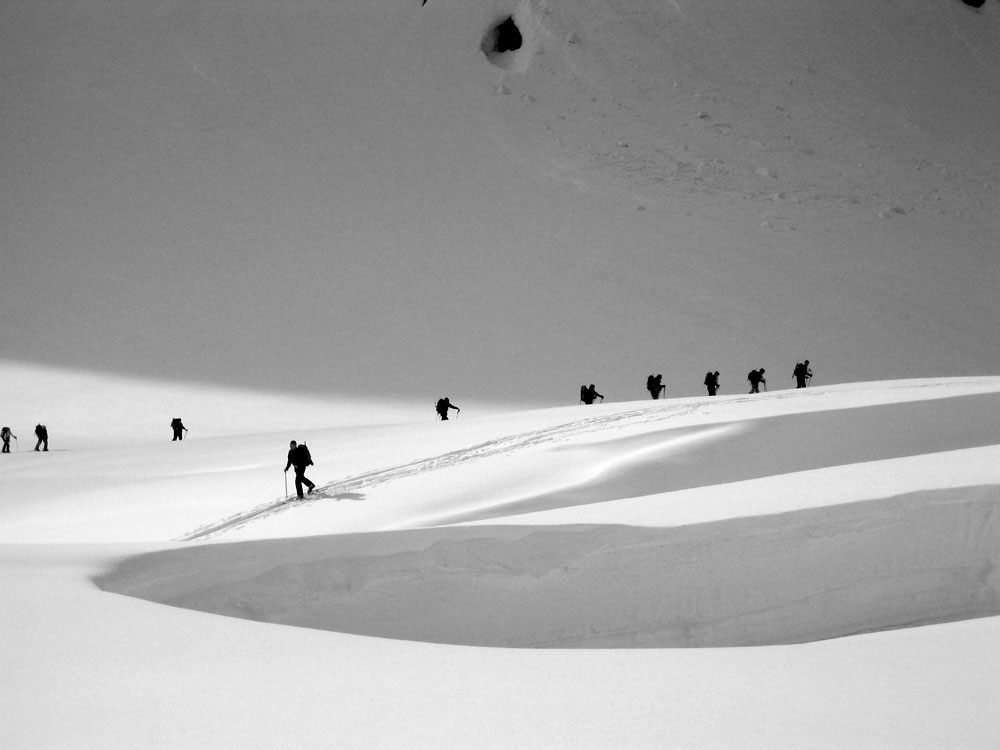 du monde à la montée