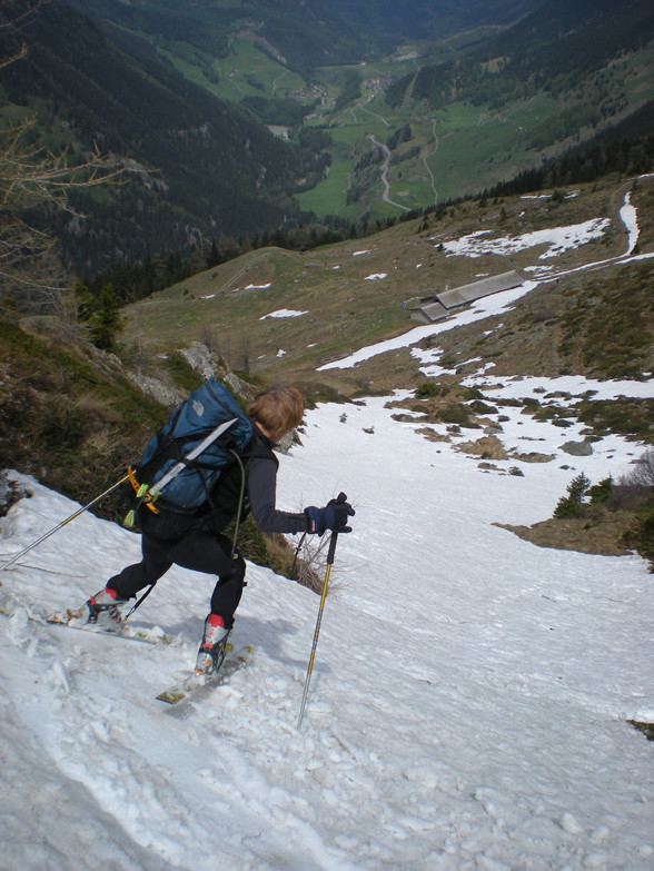 fin de la descente