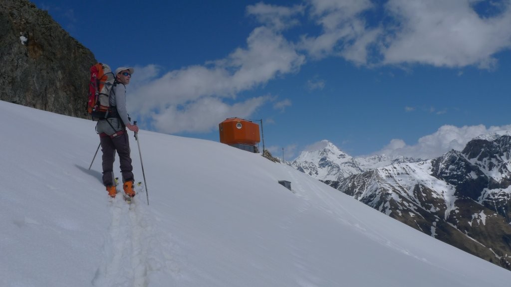 Arrivée au bivouac de la Maye