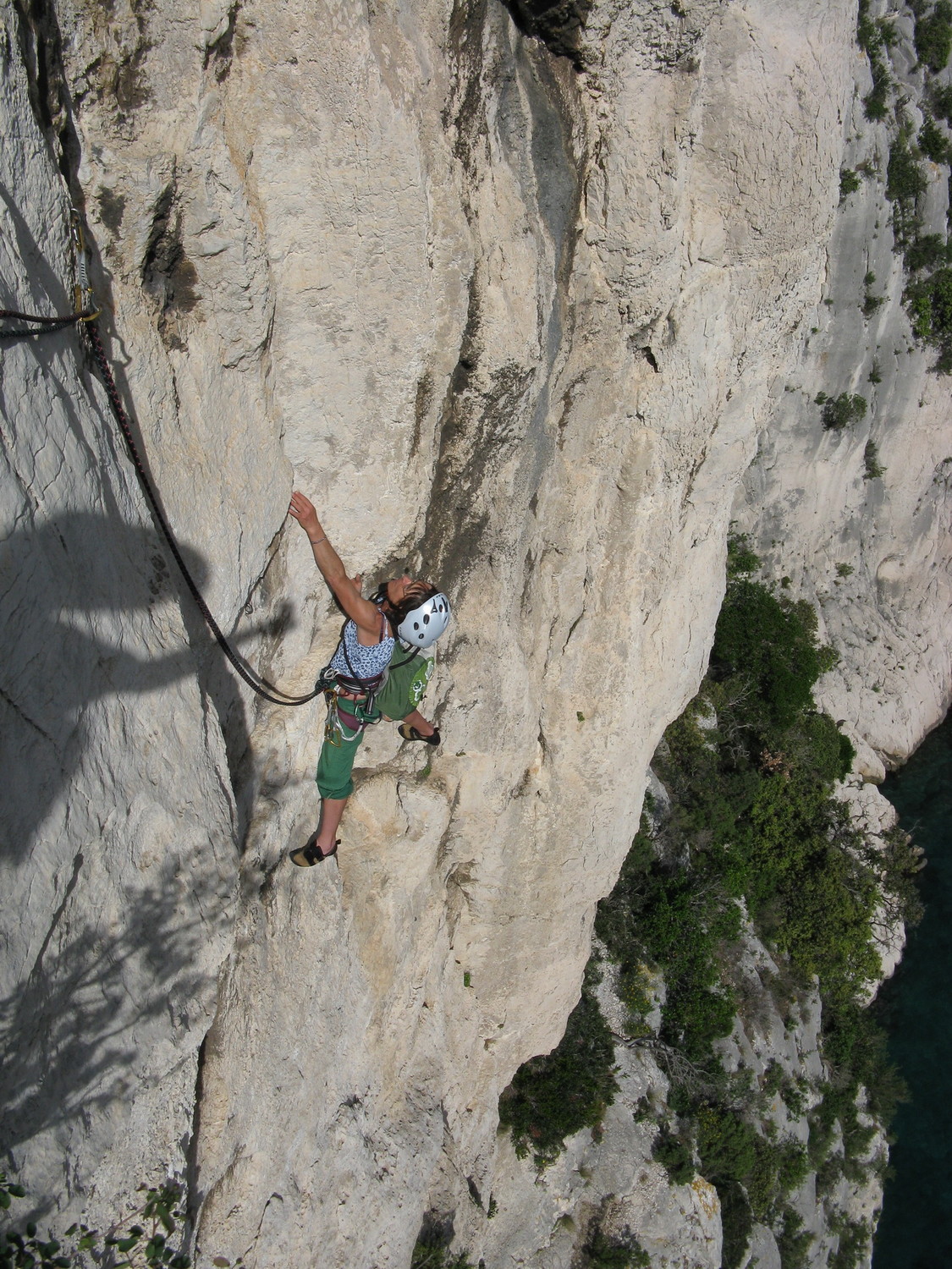 Un peu plus haut dans L2, crux bis!