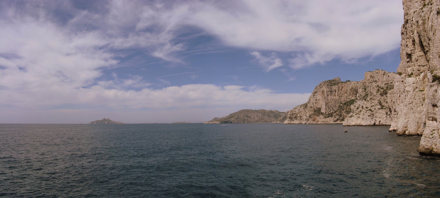 Petit effet de style sur les Calanques...