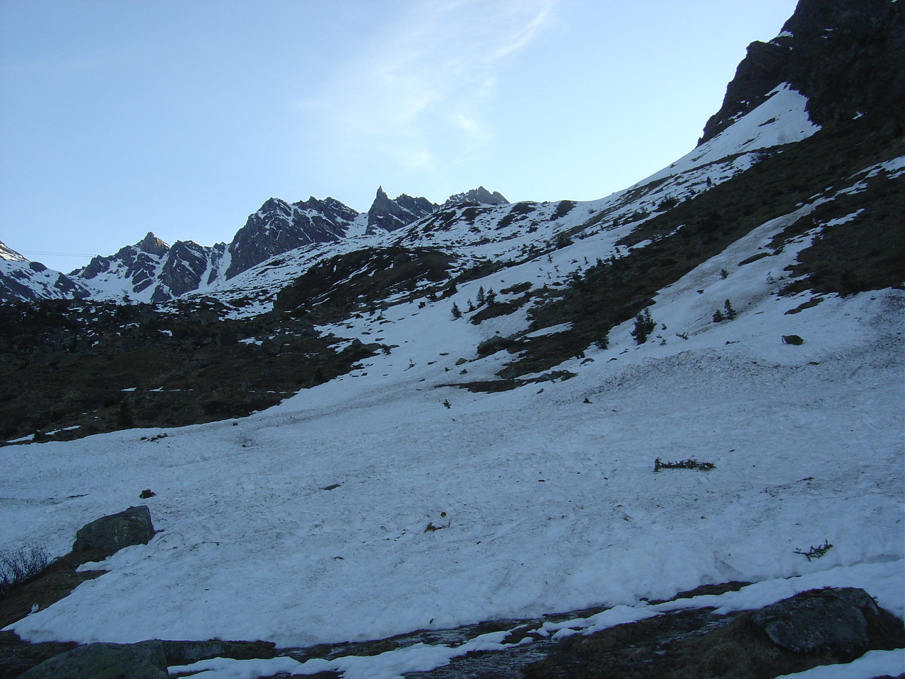 Première ou dernière neige (?) aux Clérondes