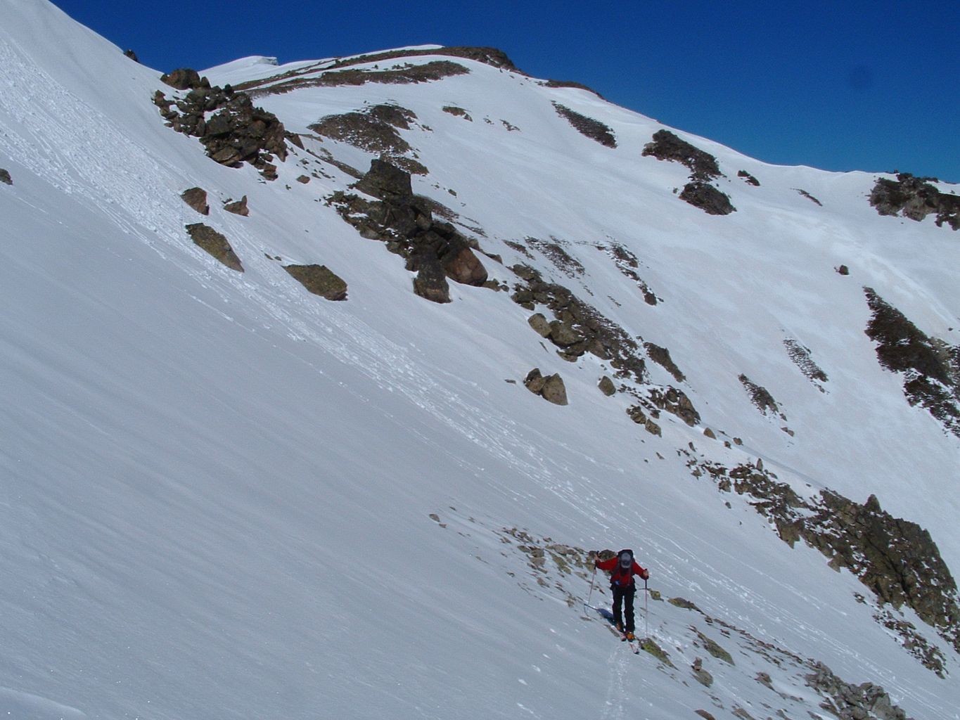 Montée au col