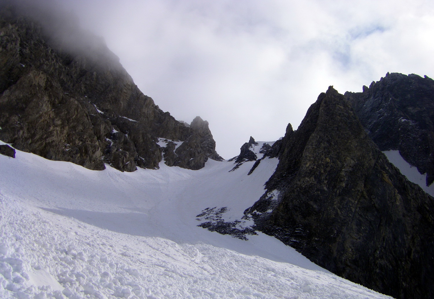 couloir sous brèche Loza