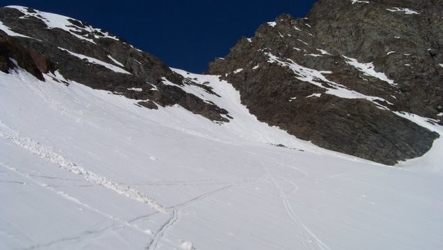 la remontée au Grand Col
