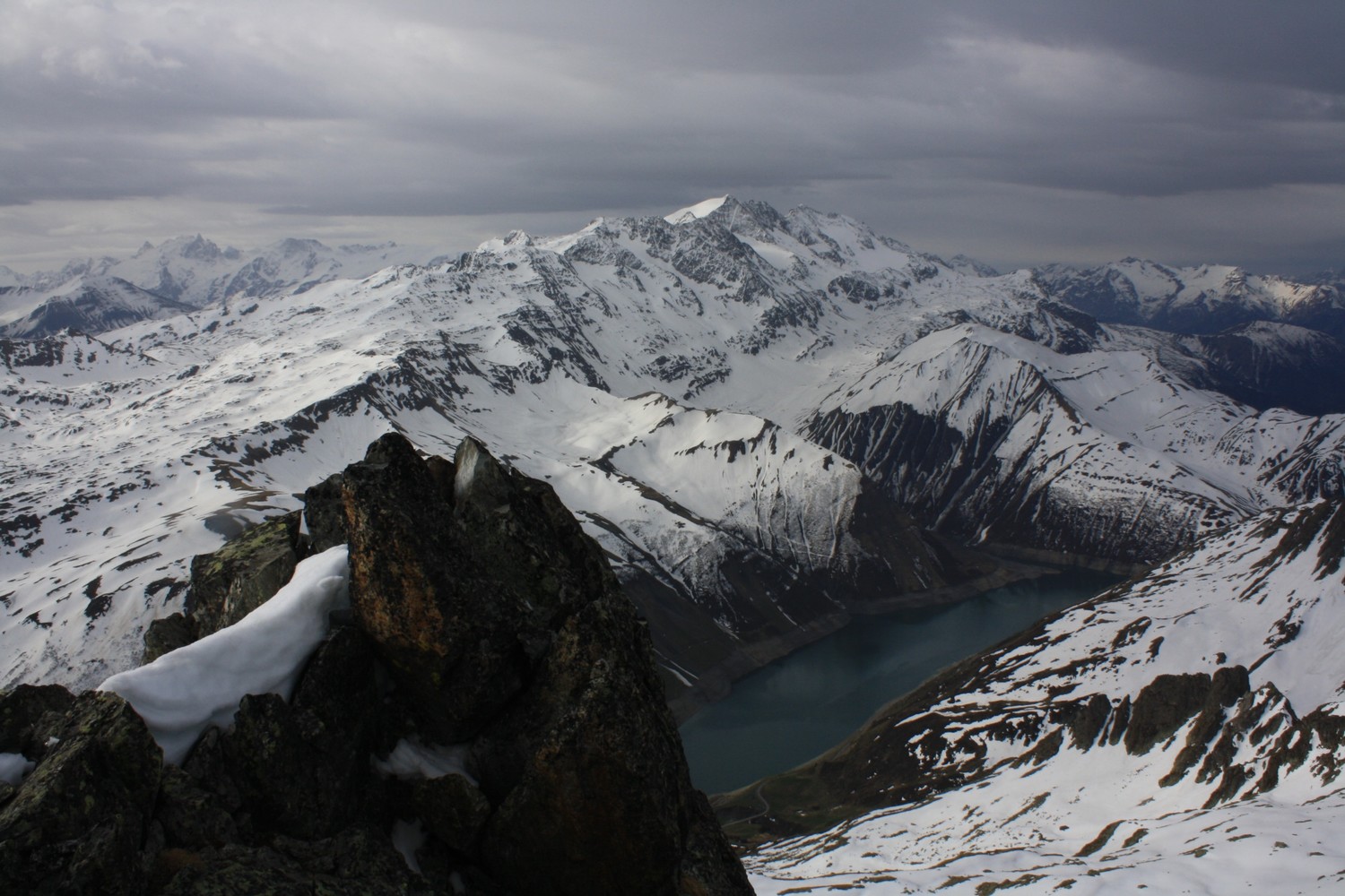 De l'Aiguille d'Olle, vers le S