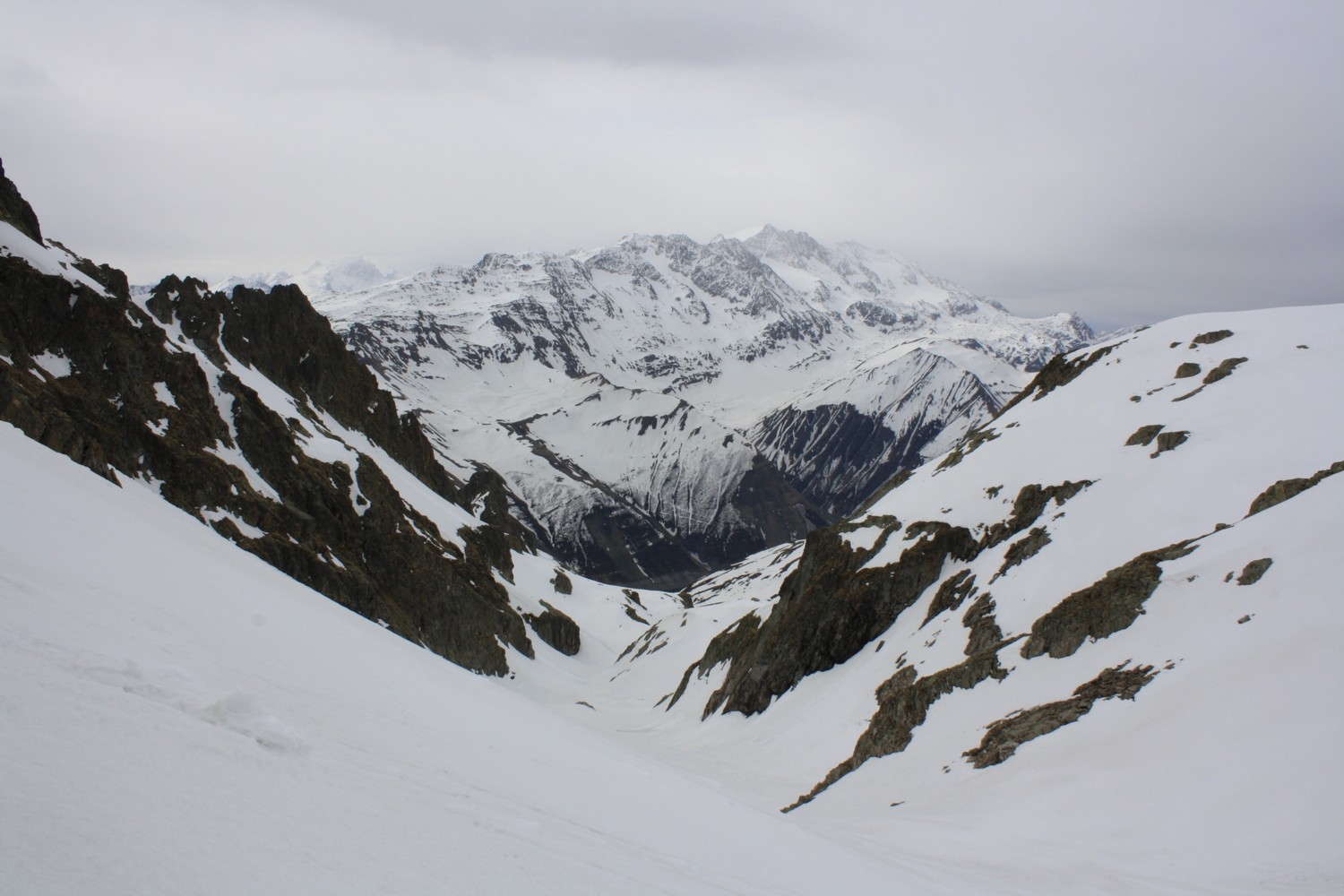Du Col de la Combe Madame, vers les Grandes Rousses