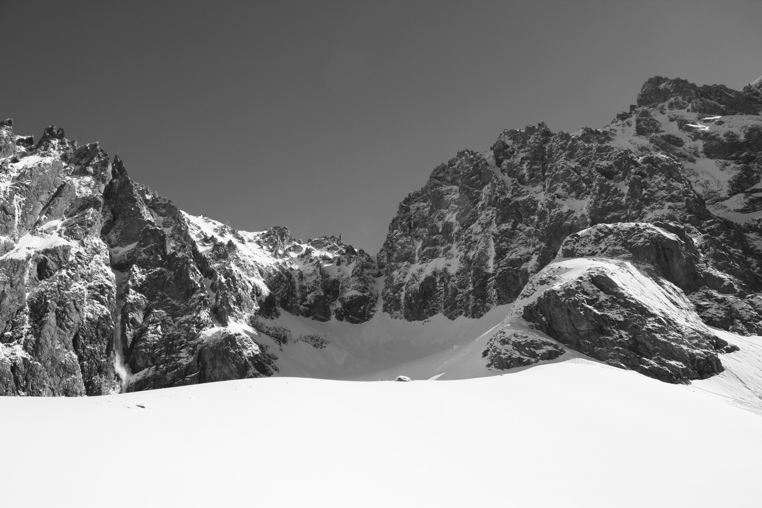Le cirque SW de la Brèche d'Alvau
