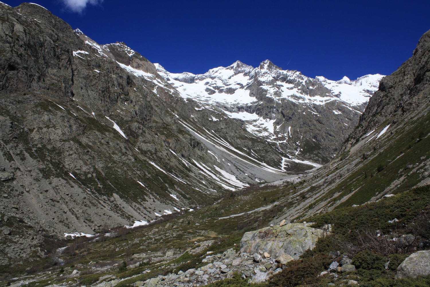 Le vallon des Etançons est désormais bien sec