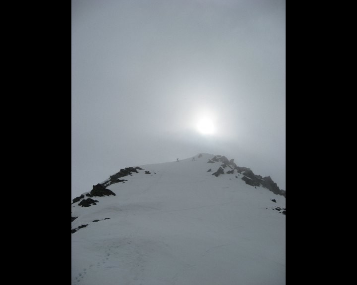 La pente finale du Gross Muttenhorn