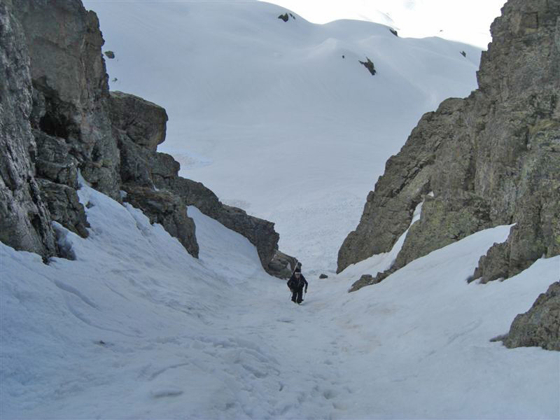 Bruno dans le couloir du porc