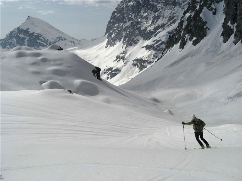 Bonne glisse dans un paysage féérique