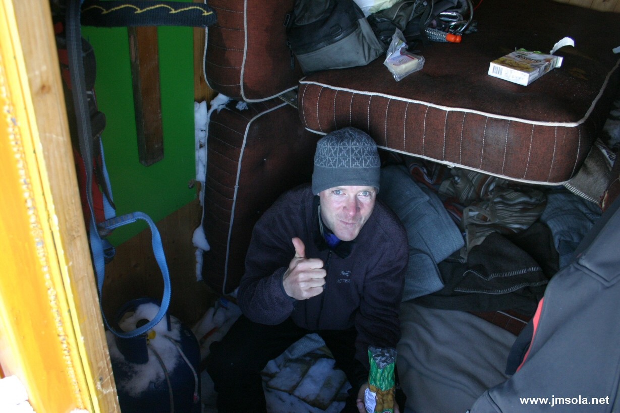 A l'intérieur du Bivao