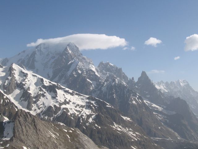 Mont-Blanc et Noire de Peuterey