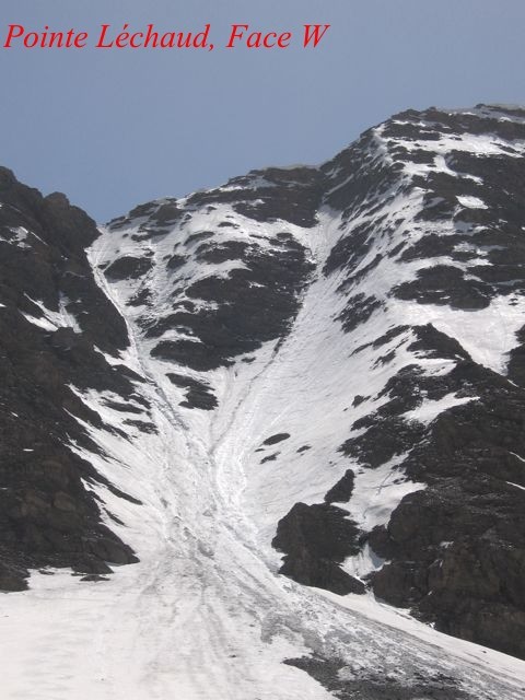 Pointe Léchaud, Face et Couloir W