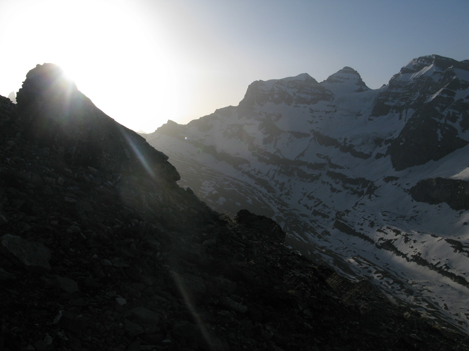 Depuis la Tête à Vincent : le vallon de Susanfe et la Tour Sallière