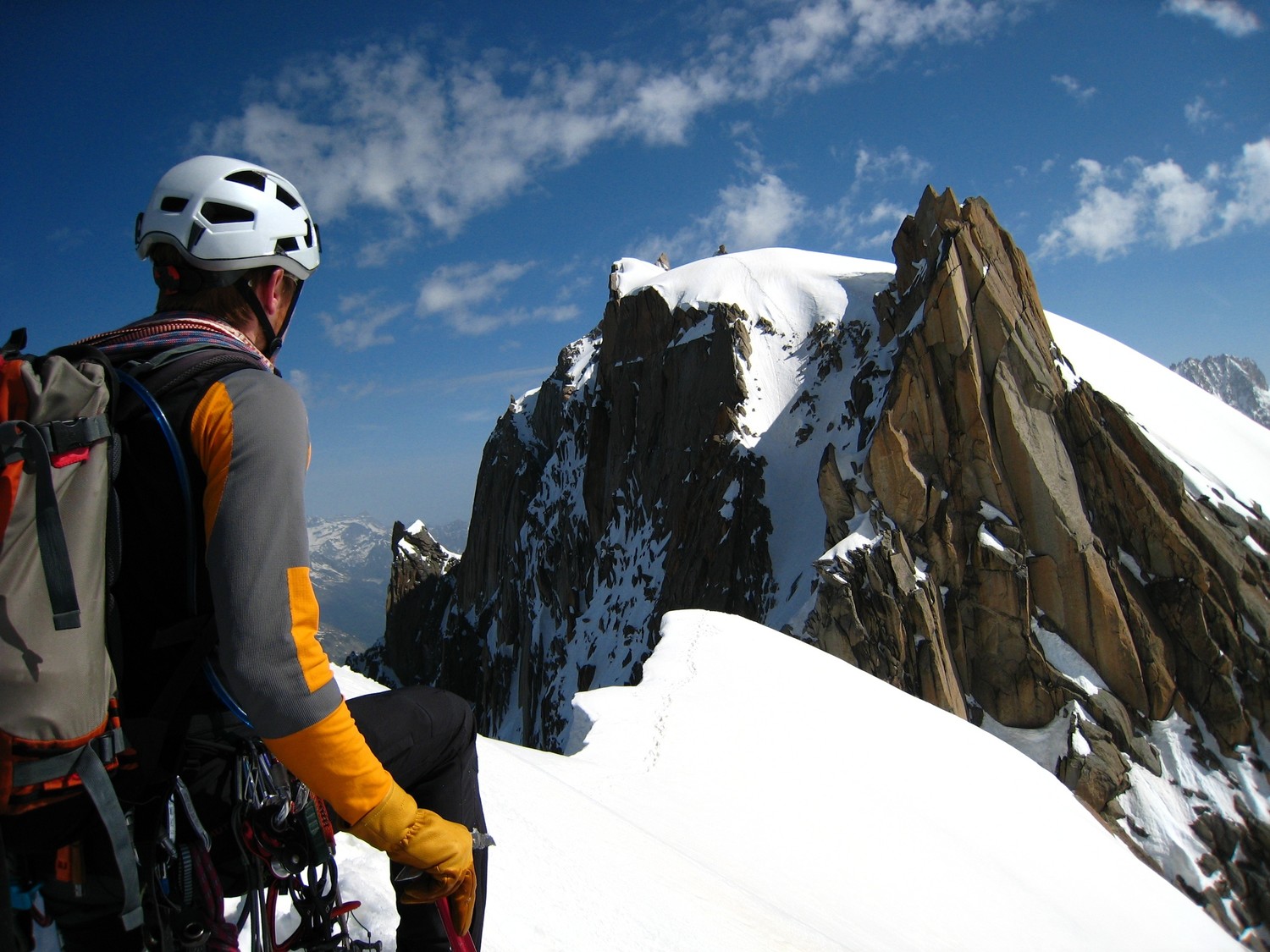 Le début de l'arête