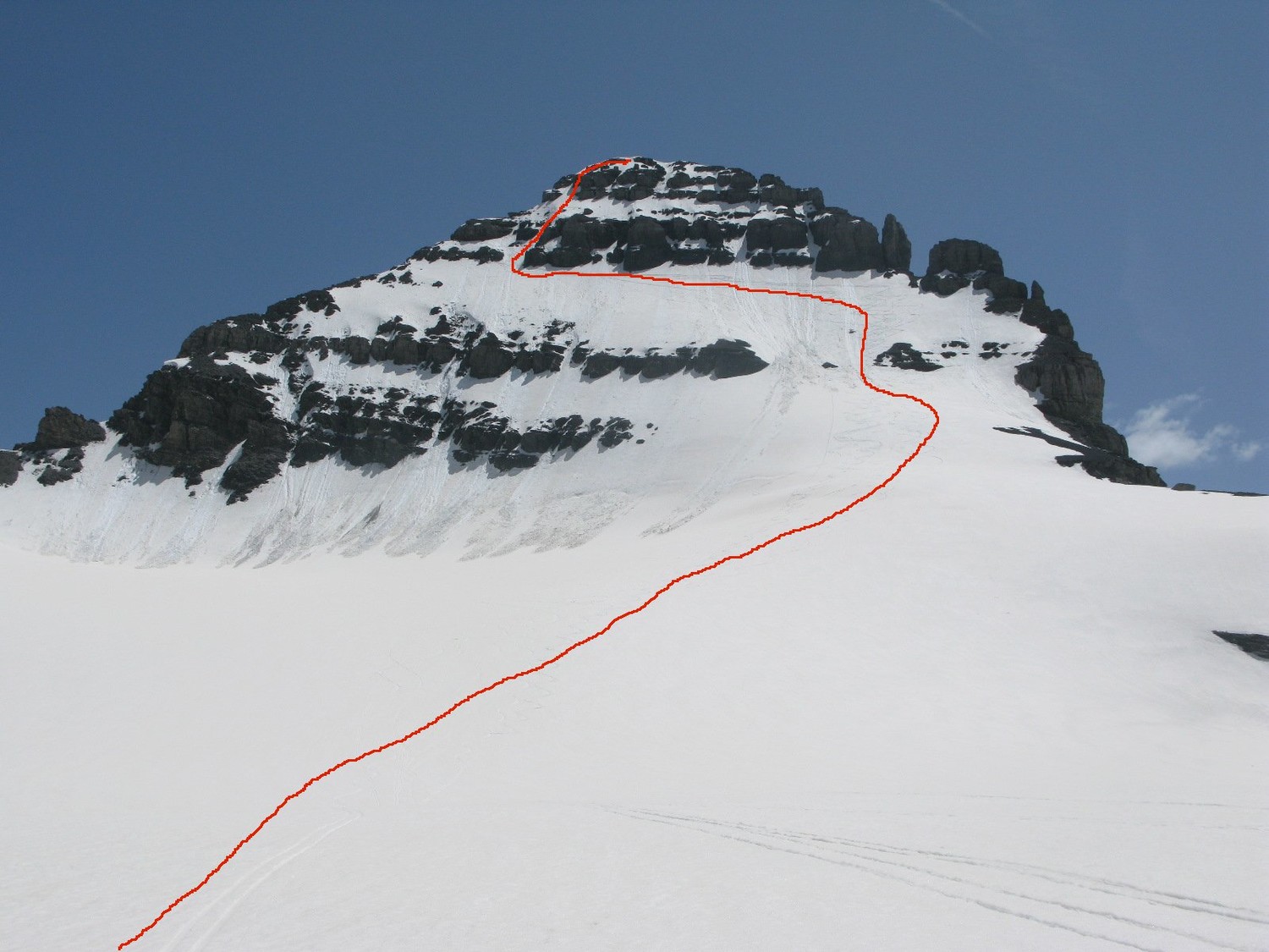 Tour Sallière : tracé du jour !