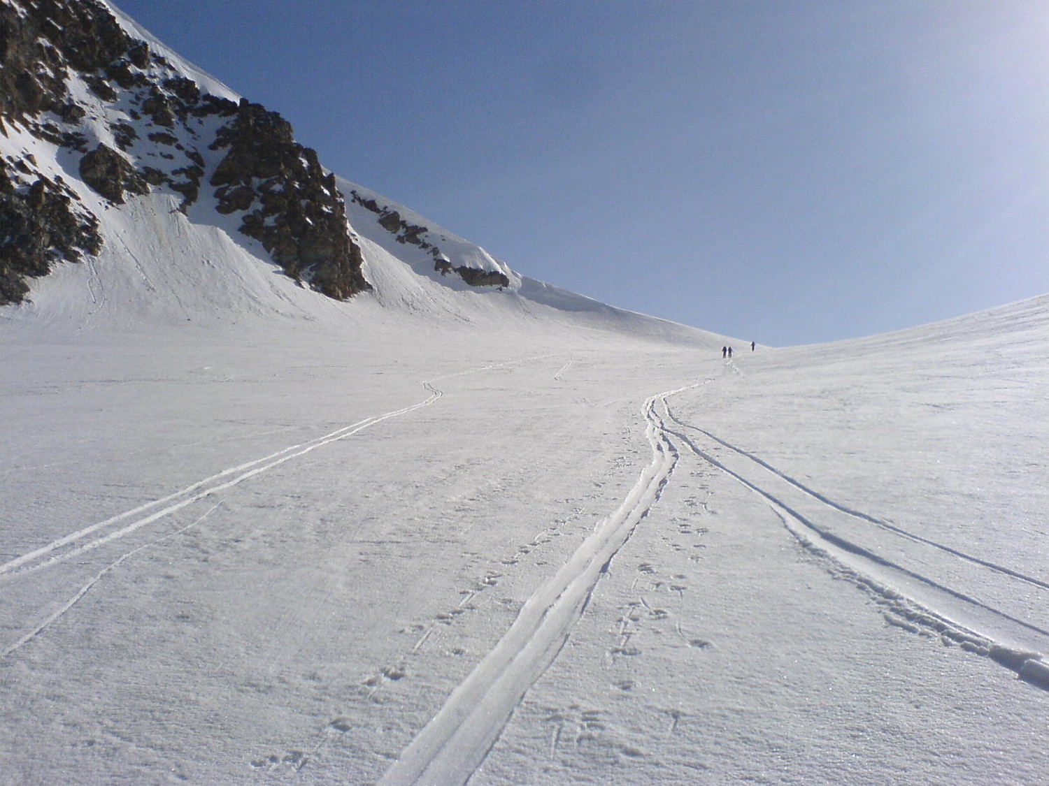 arrivée au col