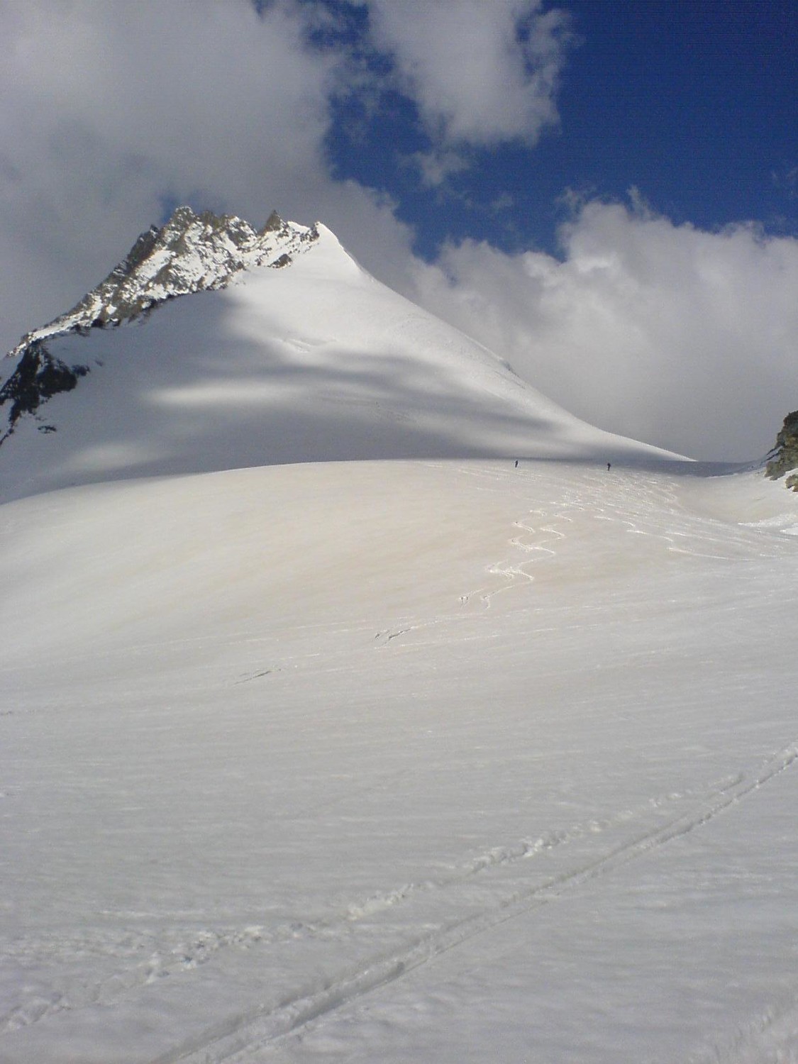 montée depuis Britannia hutte